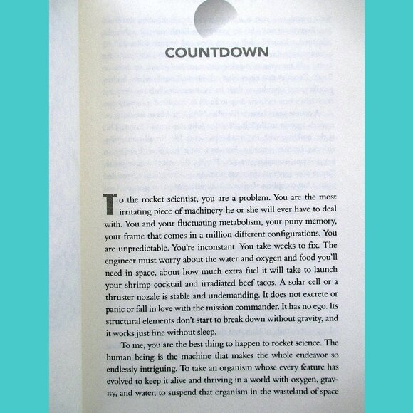 Book - Packing for Mars: The Curious Science of Life in the Void, by Mary Roach - Picture 2 of 12